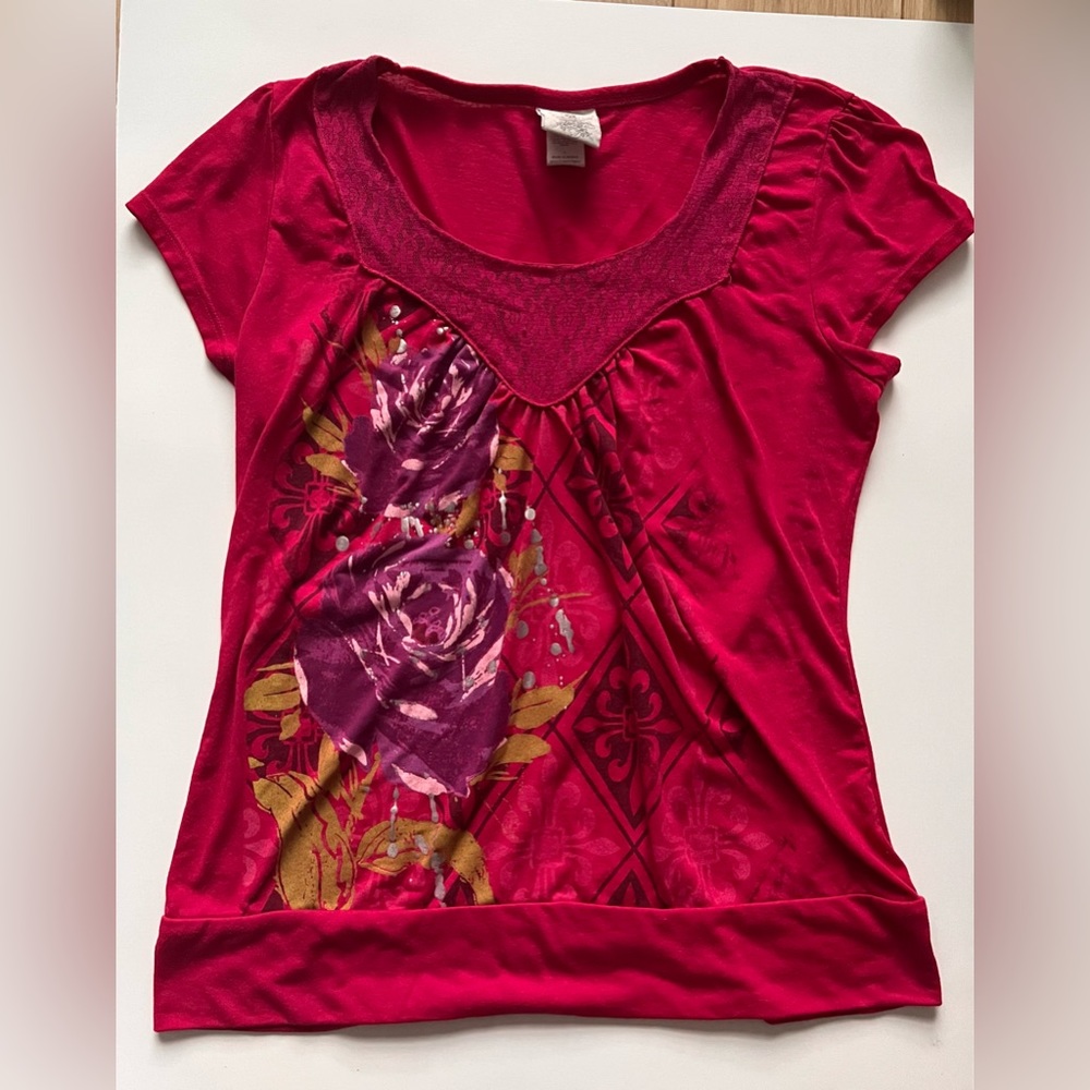 Ransom Pink Printed Top